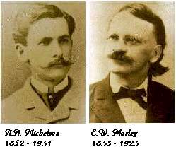 A.A. Michelson and E.W. Morley